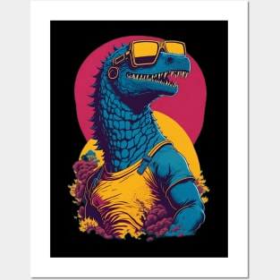 Retro Godzilla Posters and Art